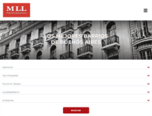 Tablet Screenshot of mll.com.ar